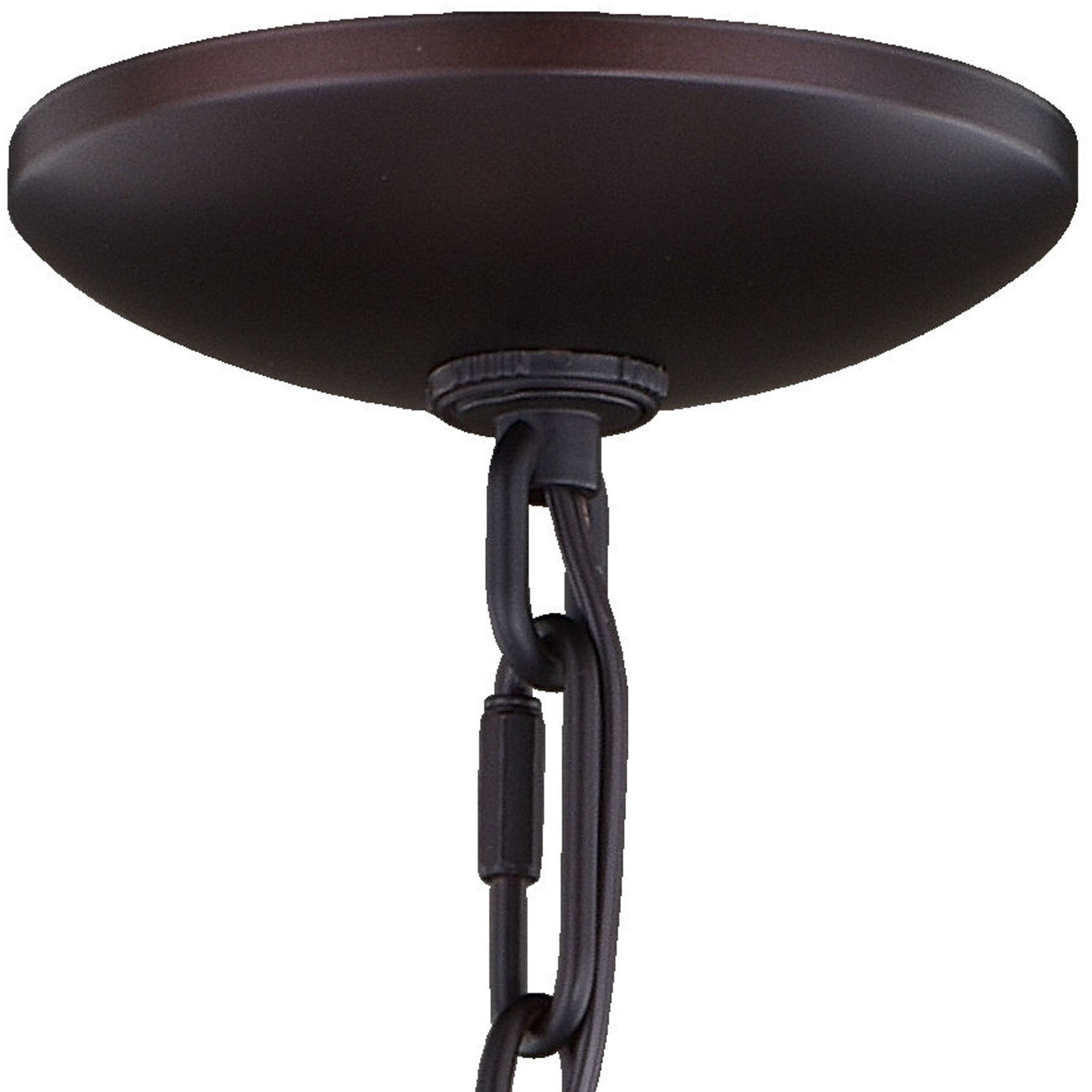 Georgetown LED 26 inch Vintage Ash and Oil Burnished Bronze Chandelier Ceiling Light