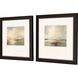 Waterside Collection Metallic Bronze With A Pewter Lip Framed Art
