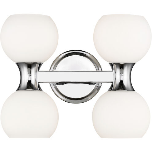 Artemis 4 Light 13 inch Chrome Vanity Wall Light
