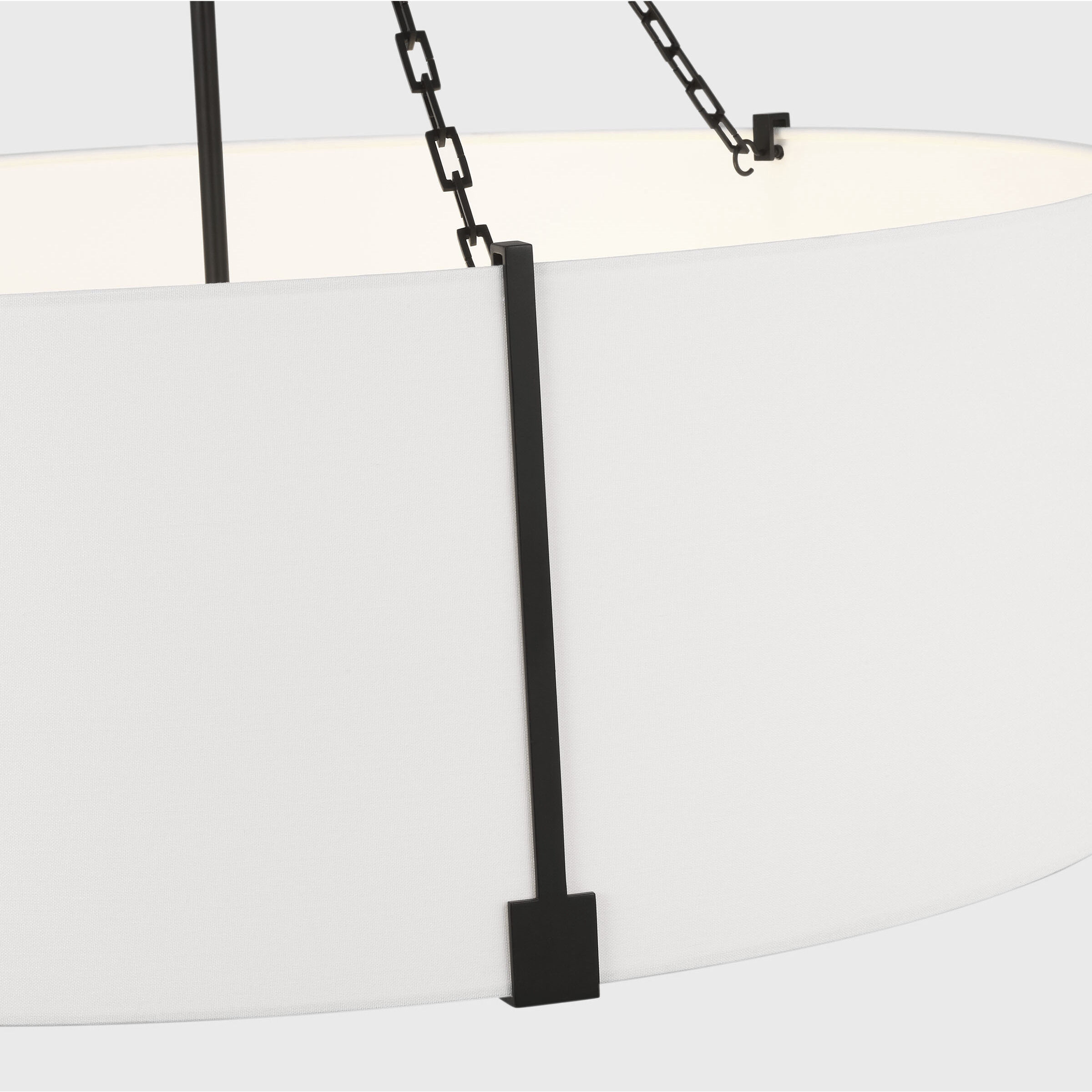 Thom Filicia Bergen 4 Light 36.25 inch Aged Iron Pendant Ceiling Light