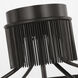 Fisher Weisman Sutton LED 32 inch Bronze Flush Mount Ceiling Light