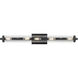 Azores 5 Light 32 inch Black Linear Bath Wall Light, Large