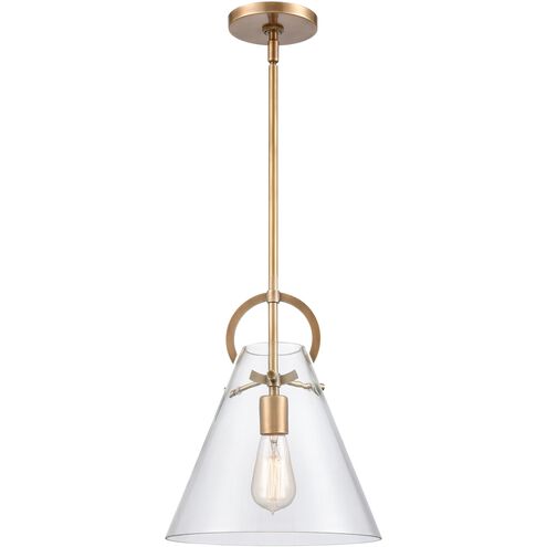 Gabby 1 Light 11 inch Brass Mini Pendant Ceiling Light