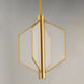 Telstar LED 18 inch Natural Aged Brass Single Pendant Ceiling Light