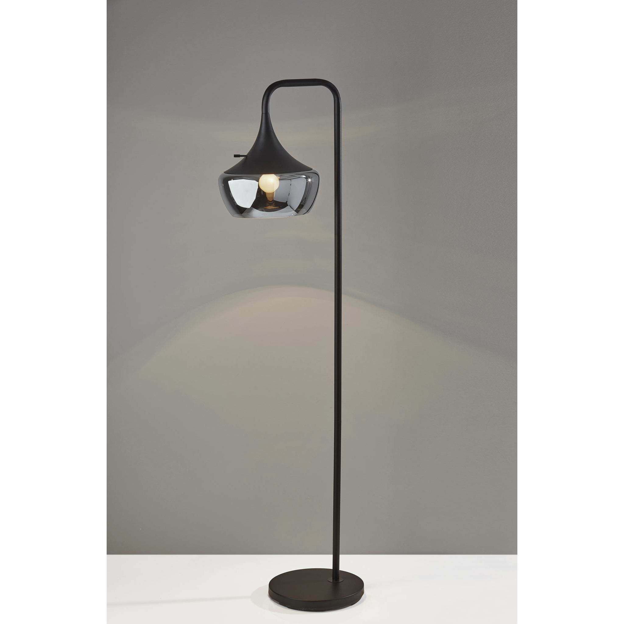 Eliza 64 inch 100.00 watt Black Floor Lamp Portable Light