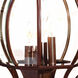 Chateau 4 Light 30.5 inch Burled Walnut Exterior Wall Mount