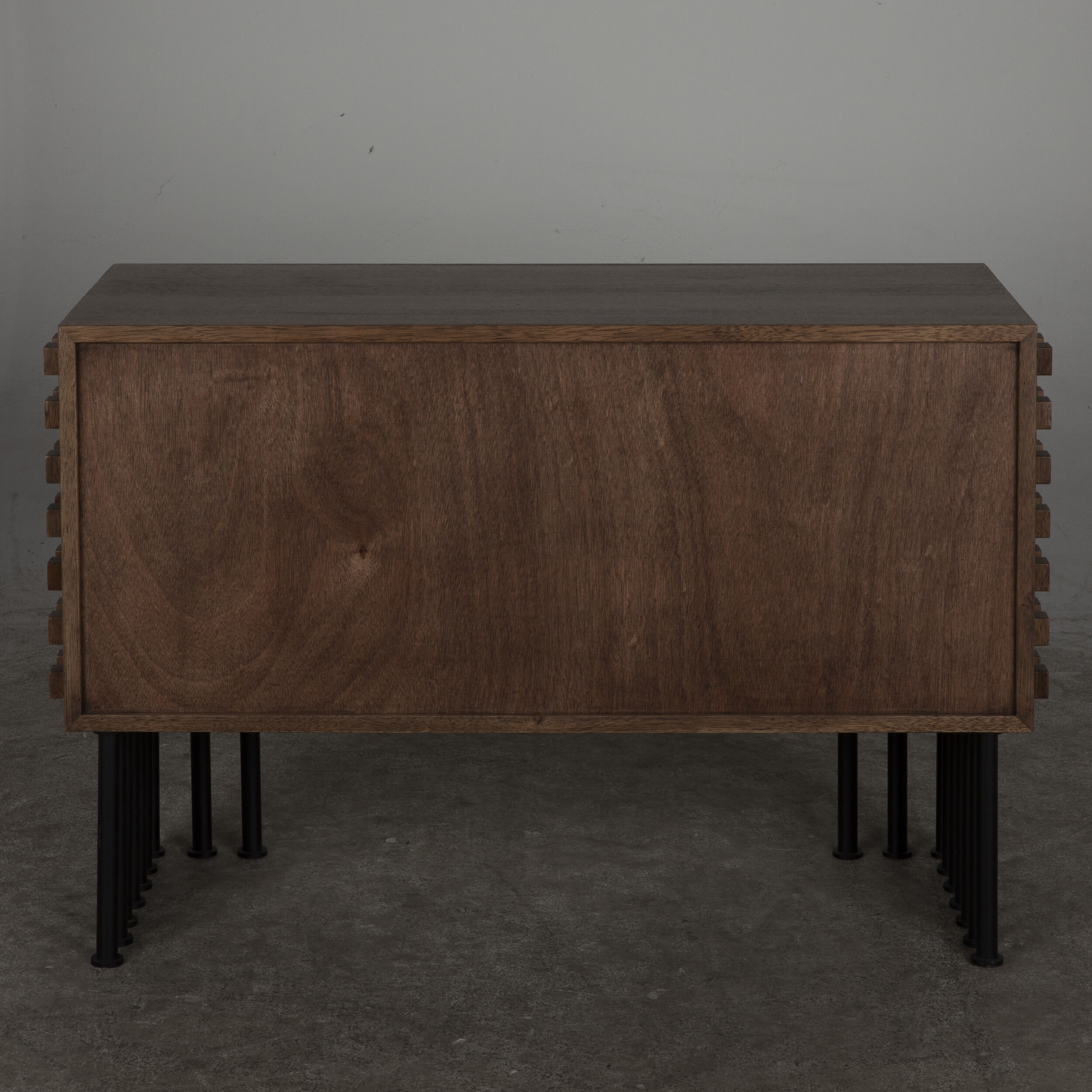 Wolfgang 45 X 20 inch Dark Walnut with Matte Black Sideboard