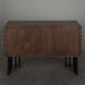 Wolfgang 45 X 20 inch Dark Walnut with Matte Black Sideboard