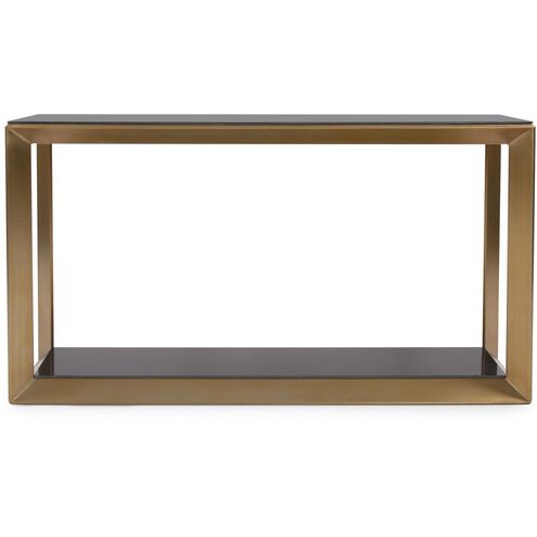 Concord 55.25 inch Brass Console Table