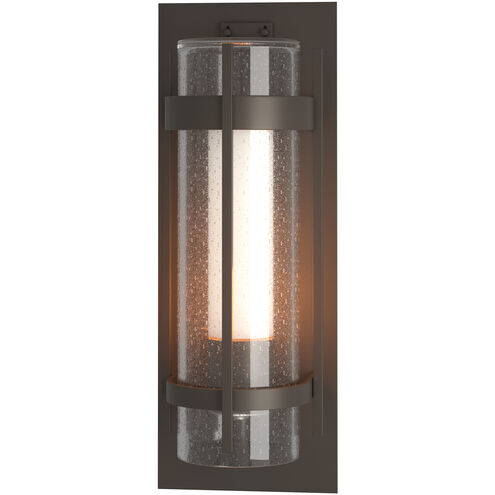 Torch 1 Light 20.8 inch Coastal Dark Smoke Outdoor Sconce, Large