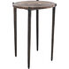Unity 22 X 16 inch Antique Bronze and Dark Bronze Accent Table
