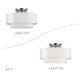 Manorwood 3 Light 15 inch Brushed Nickel Semi-Flush Ceiling Light