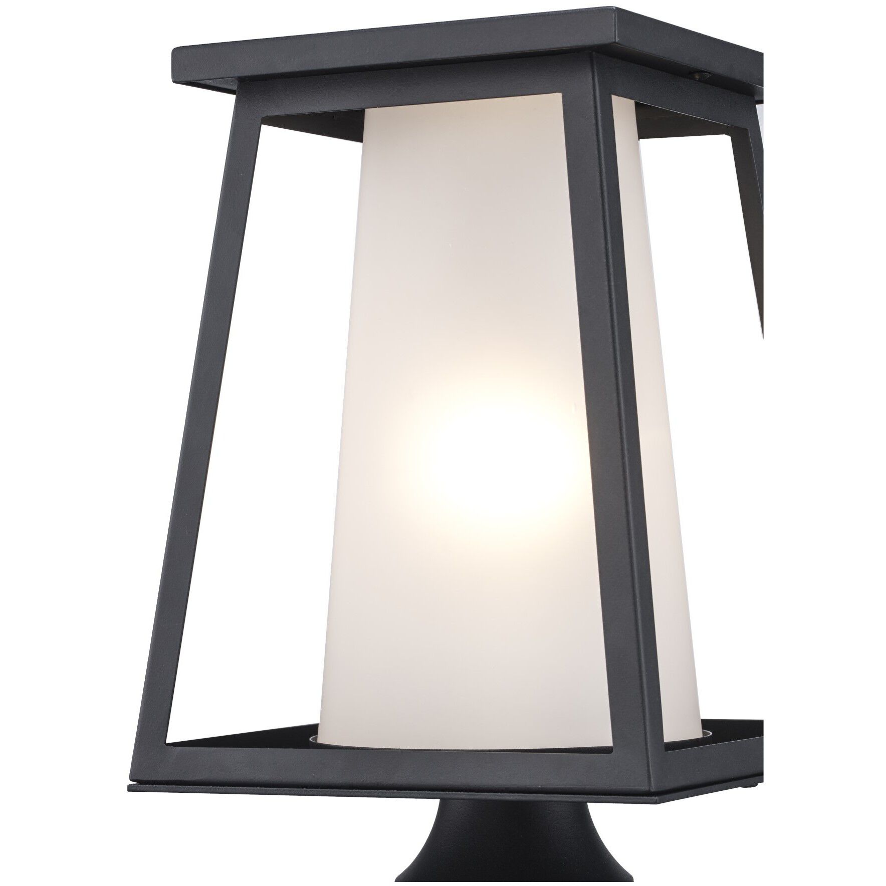 Kingsbury 1 Light 13 inch Black Outdoor Post Lantern Head