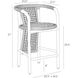Chapman 37 inch Willow Outdoor Counter Stool