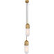 Thomas O'Brien Junio LED 5.5 inch Hand-Rubbed Antique Brass Pendant Ceiling Light