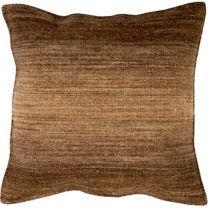 Chaz 20 X 20 inch Tan and Brown Pillow Cover
