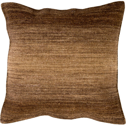 Chaz 18 X 18 inch Tan and Brown Pillow Cover