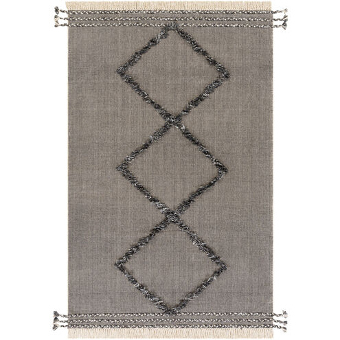 Palo Alto 144 X 102 inch Black/White/Charcoal/Medium Gray/Beige/Ivory Rugs, Rectangle