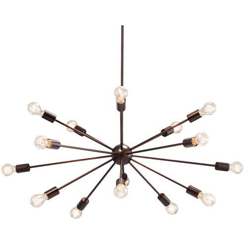 Signature 15 Light 42 inch Dark Bronze Chandelier Ceiling Light