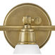 Arti 3 Light 24 inch Heritage Brass Vanity Light Wall Light