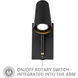 Stylus LED 5.63 inch Black and Gold Reading Light Wall Light
