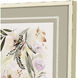 Florals Green and Neutral and Teal Framed Art