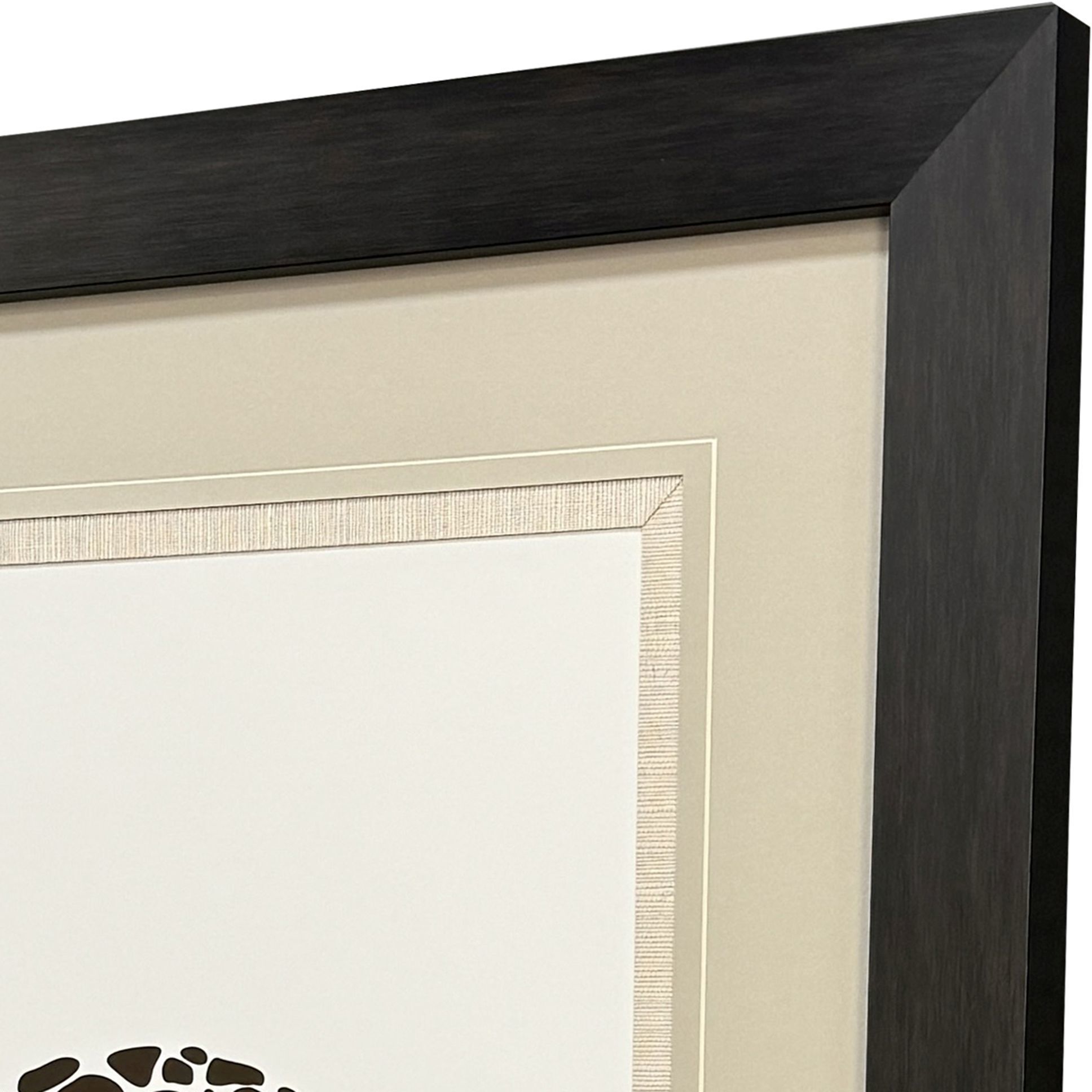 Spectacular Spots Brown and Beige and Sepia Framed Art
