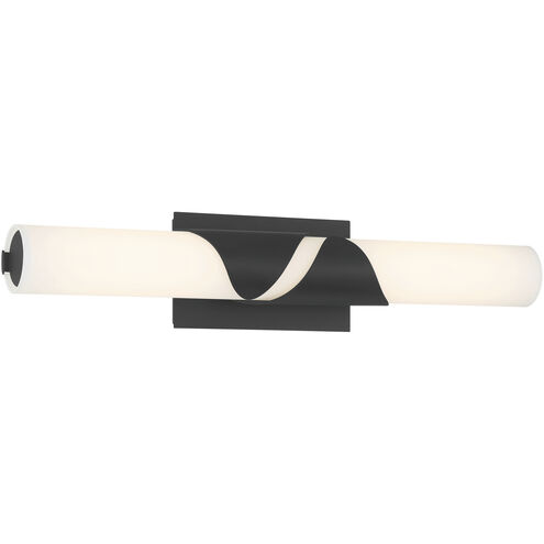 Grafton LED 24 inch Dark Matte Black Vanity Light Wall Light