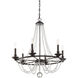 Byanca 6 Light 28 inch Mohican Bronze Chandelier Ceiling Light
