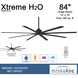 Xtreme H2O 84 inch Coal Outdoor Ceiling Fan