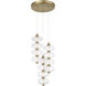 Bollavino LED 13 inch Legacy Brass Pendant Ceiling Light
