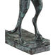 Bastet Cat Green Granite Decorative Object