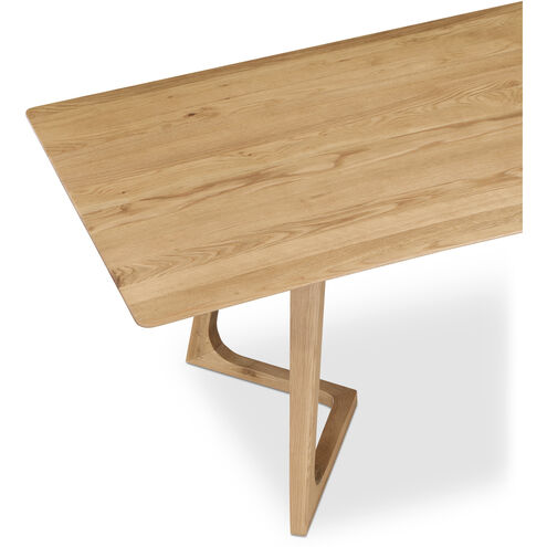 Godenza 70.86 X 35.43 inch Natural Dining Table, Rectangular