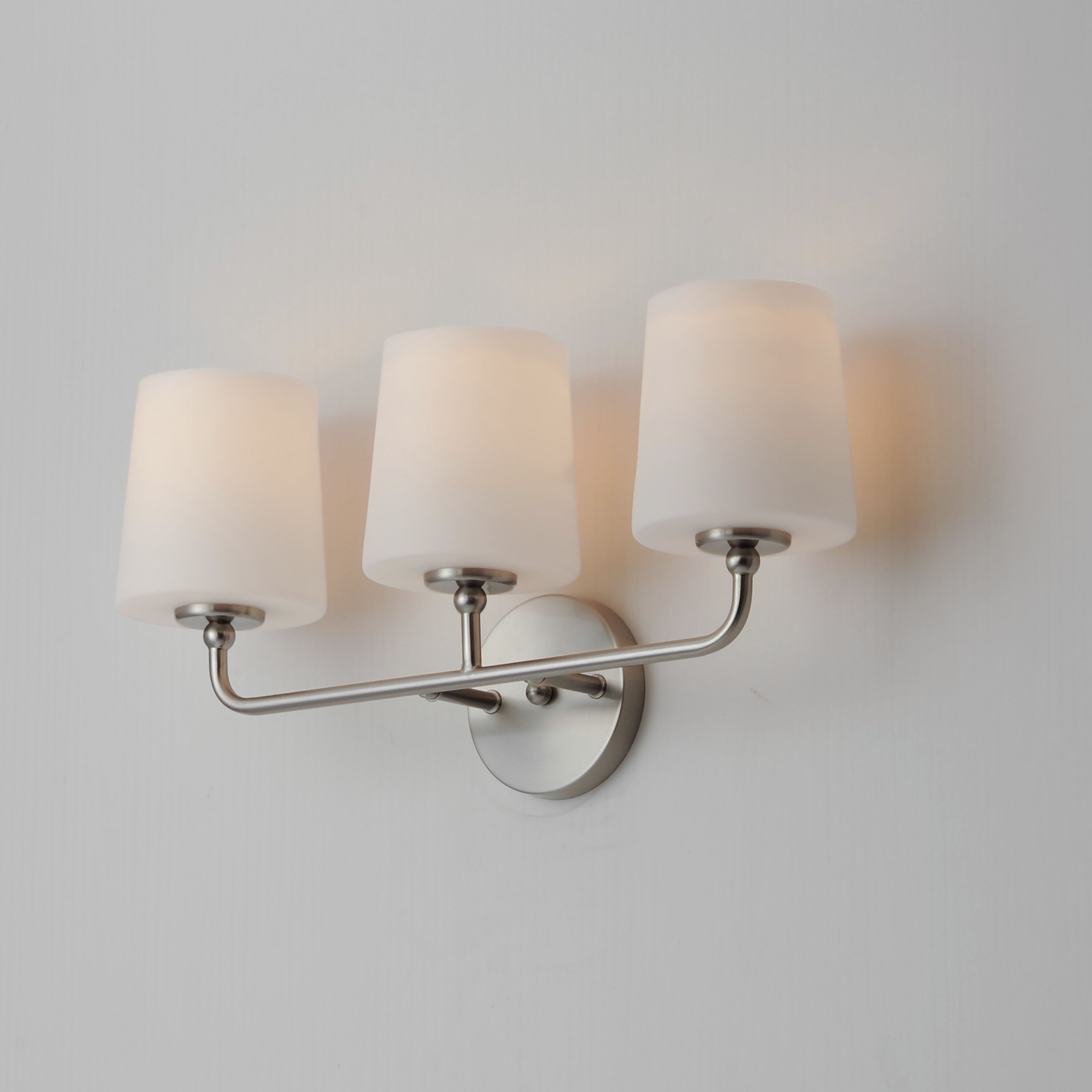 Bristol 3 Light 21 inch Satin Nickel Bath Vanity Wall Light