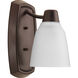 Asset 1 Light 5 inch Antique Bronze Bath Vanity Wall Light in Bulbs Not Included