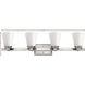 Avon LED 32 inch Brushed Nickel Vanity Light Wall Light in Etched Opal