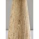 Travis 25.5 inch 150.00 watt Travertine Stone Table Lamp Portable Light