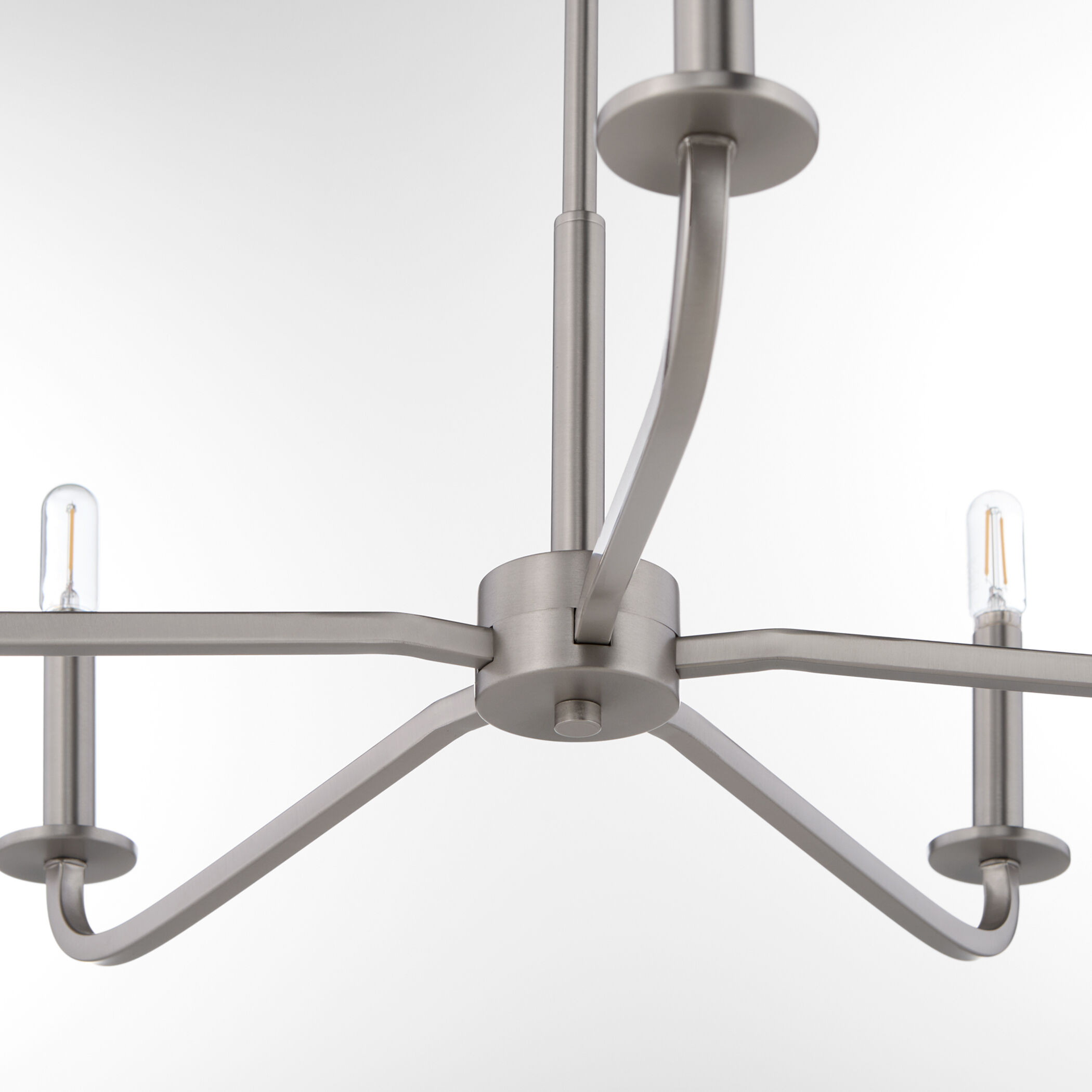 Rutherford 5 Light 24.5 inch Satin Nickel Chandelier Ceiling Light