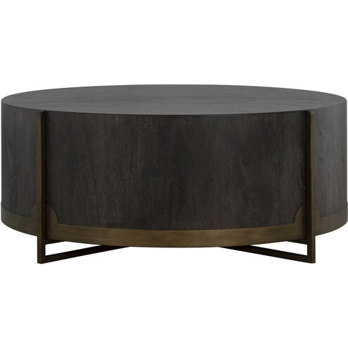 Clifton 49.75 X 49.75 inch Brown / Yellow Coffee Table