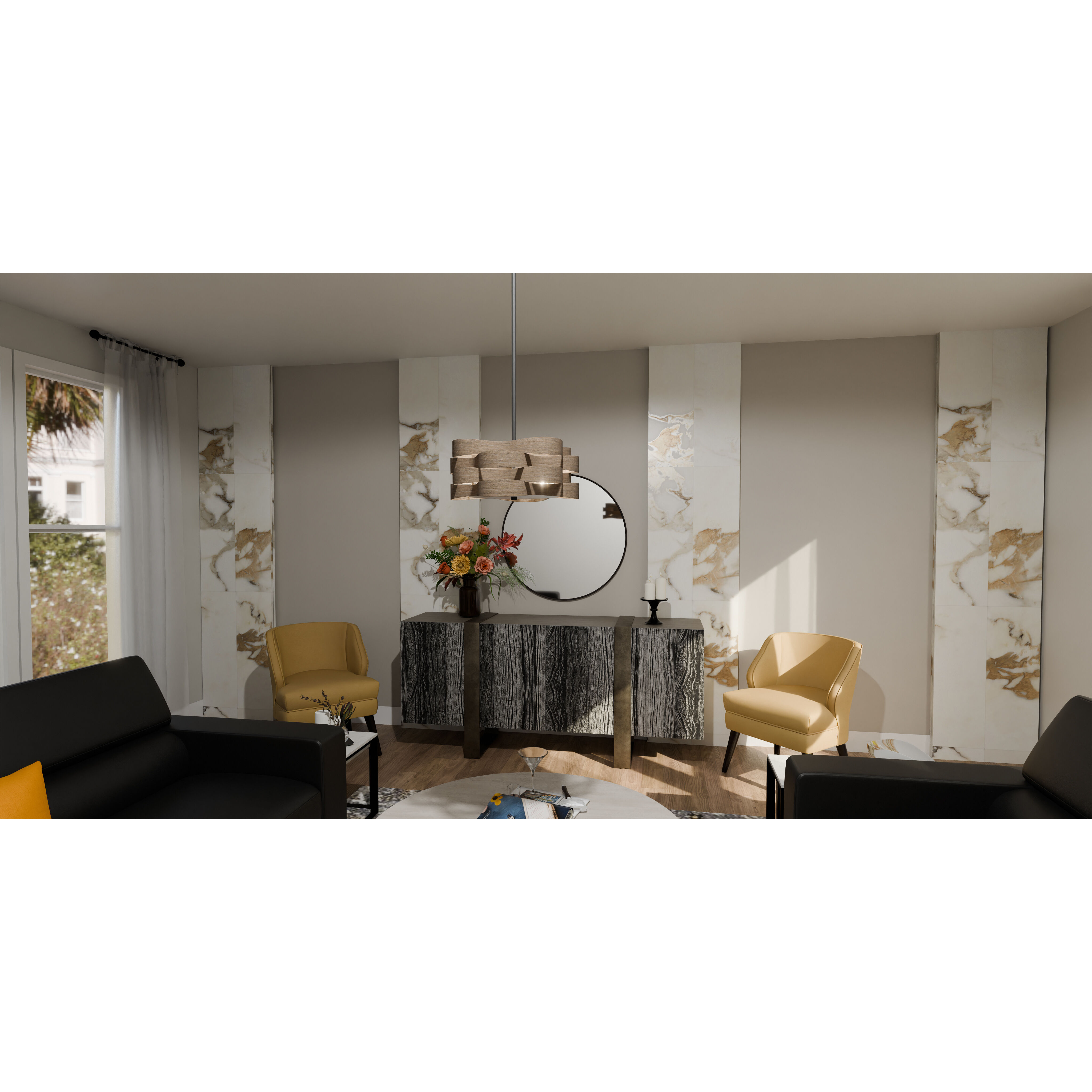 Appleton 2 Light 16 inch Matte Black Pendant Ceiling Light