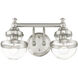 Oldwick 2 Light 15 inch Brushed Nickel Vanity Sconce Wall Light