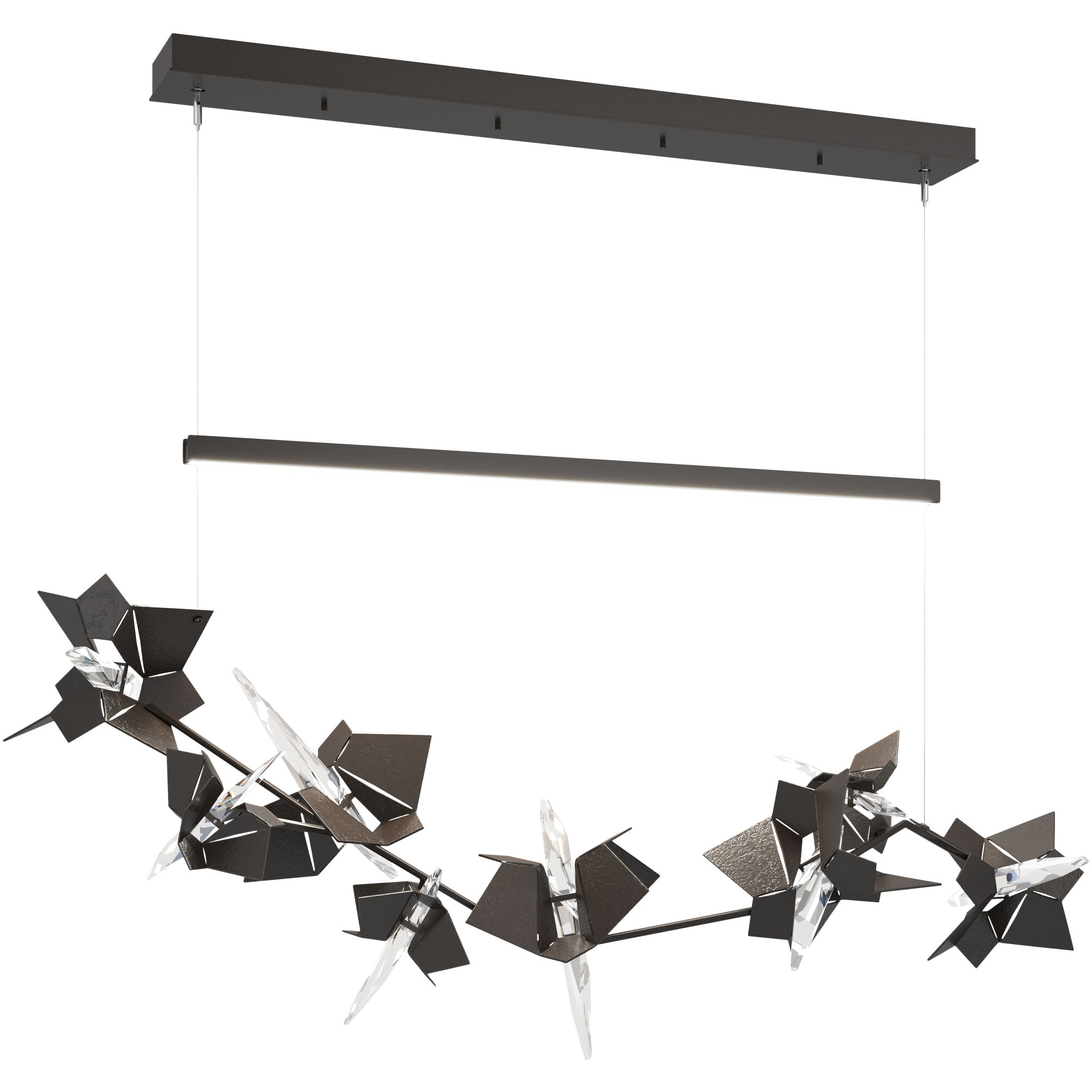 Belladonna LED 50.3 inch Oil Rubbed Bronze and Oil Rubbed Bronze Pendant Ceiling Light