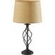 Darcy 26 inch 60.00 watt Black Metal Table Lamp Portable Light, Simplee Adesso