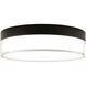 Twist-N-Lite LED 9 inch Black Flush Mount Ceiling Light, WAC Limited