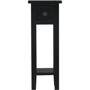 Sutter 27 X 10 inch Black Accent Table