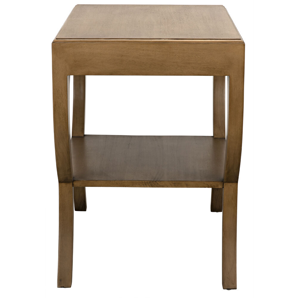 Maude 30 X 28.5 inch Saddle Brown Side Table