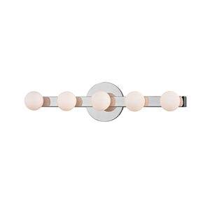 Taft LED 19 inch Polished Chrome ADA Wall Sconce Wall Light, Opal Matte