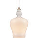 Graham Pl 1 Light 6 inch Satin Brass Mini Pendant Ceiling Light