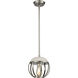 Plumstead 1 Light 8 inch Silver with Gray Mini Pendant Ceiling Light