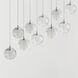 Orb II LED 11 inch Polished Chrome Multi-Light Pendant Ceiling Light